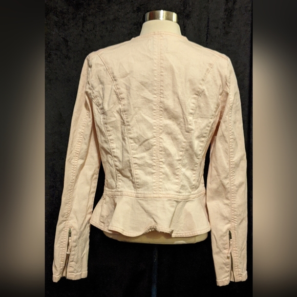ELLE Pink Zip Over Jacket- M - Picture 3 of 6